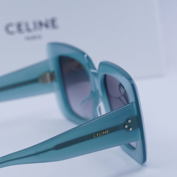 Final Price! Celine CL40263F 69B Blue/Grey Sunglasses - Picture 10 of 10
